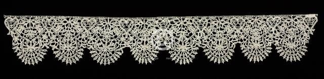 Needlepoint (Punto in aria) Lace Collar, early 17th century. Creator: Unknown.