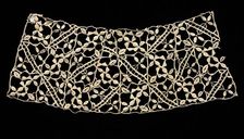 Needlepoint (Punto in aria) Lace Collar, late 16th century. Creator: Unknown
