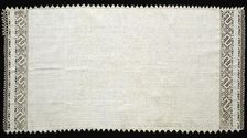 Needlepoint (Reticella) and Bobbin Lace Cloth, 16th century. Creator: Unknown