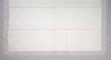 Needlepoint (Reticella) and Bobbin Lace Sheet, late 16th century. Creator: Unknown