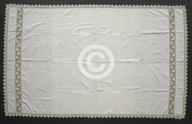 Needlepoint (Reticella) Lace Cloth, late 16th century. Creator: Unknown.