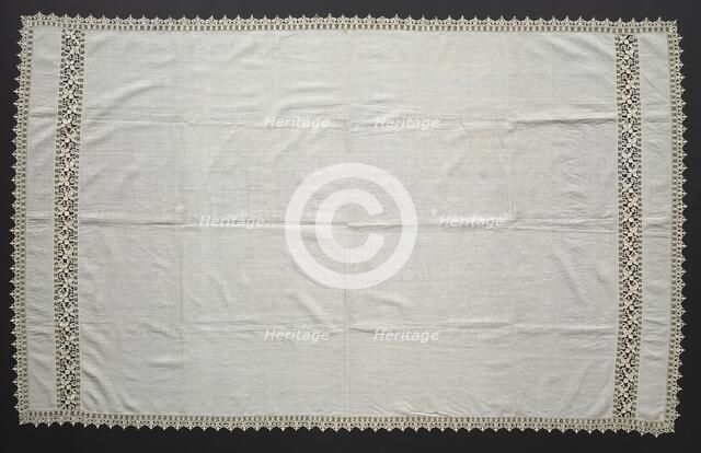 Needlepoint (Reticella) Lace Cloth, late 16th century. Creator: Unknown.