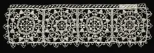 Needlepoint (Reticella) Lace Cuff, second half of 16th century. Creator: Unknown
