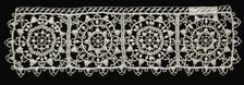 Needlepoint (Reticella) Lace Cuff, second half of 16th century. Creator: Unknown