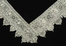 Needlepoint (Reticella) Lace Edging, 17th century. Creator: Unknown