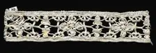 Needlepoint (Reticella) Lace Insertion, 16th century. Creator: Unknown