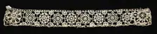Needlepoint (Reticella) Lace Insertion, 16th century. Creator: Unknown