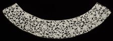 Needlepoint (Venetian Raised Point) Lace Collar, 17th century. Creator: Unknown