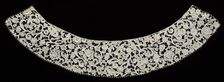 Needlepoint (Venetian Raised Point) Lace Collar, 17th century. Creator: Unknown
