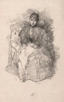 Needlework, 1896. Creator: James McNeill Whistler (American, 1834-1903)
