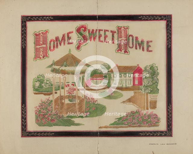 Needlework, 1935/1942. Creator: Francis Law Durand.