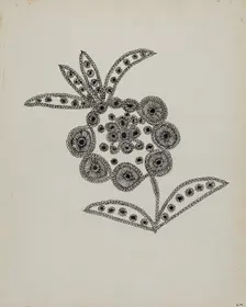 Needlework, c. 1936. Creator: Lena Nastasi