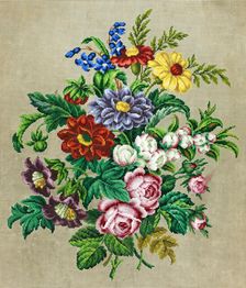 Needlework pattern, 1800-1900. Creator: A Nicolai