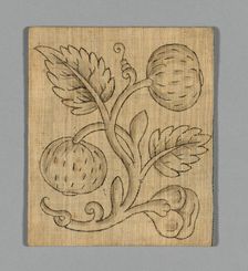 Needlework Pattern, England, 17th century. Creator: Unknown