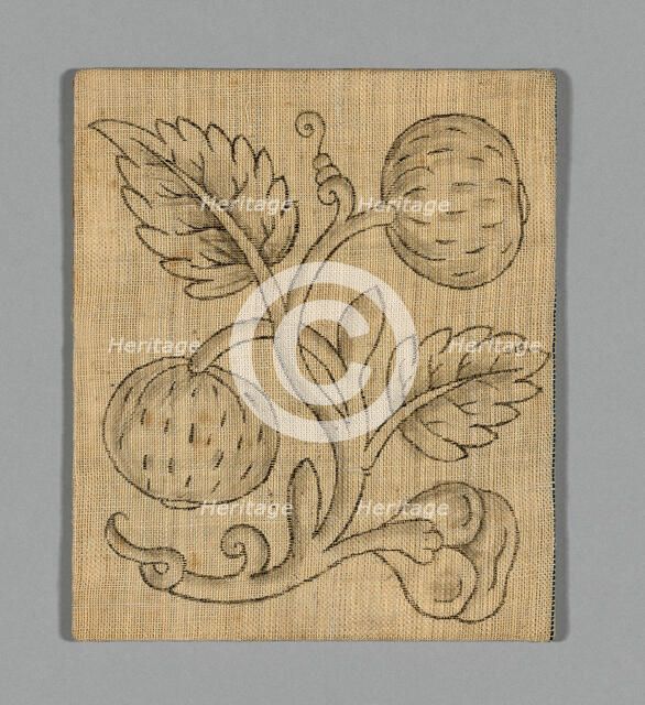 Needlework Pattern, England, 17th century. Creator: Unknown.