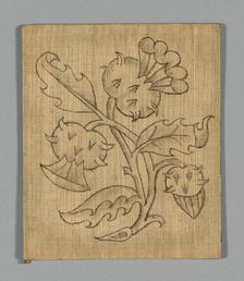Needlework Pattern, England, 17th century. Creator: Unknown