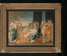 Needlework picture, 1820. Creator: Anna Matilda Curtis