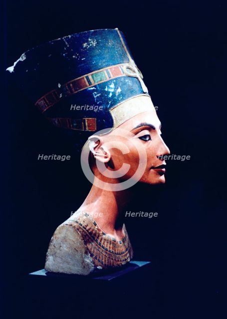 Nefertiti, Egyptian queen and consort of Akhenaten, 14th century BC. Artist: Unknown