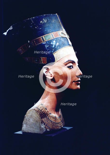 Nefertiti, Egyptian queen and consort of Akhenaten, 14th century BC. Artist: Unknown