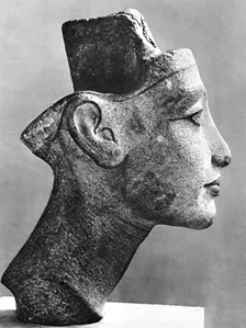 Nefertiti, queen and wife of the Pharaoh Akhenaten, Ancient Egyptian, 14th century BC