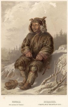 Negidal. (From Lake Orel of the Amur region), 1862. Creator: Karlis Huns