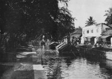 Negombo Canal, Showing Padda Boats c1890, (1910). Artist: Alfred William Amandus Plate