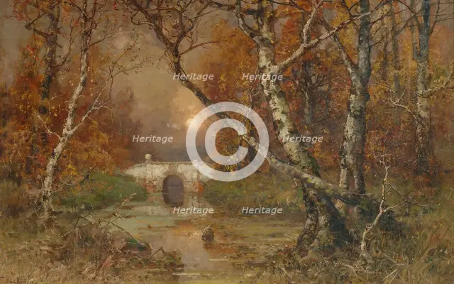 Neglected Park, 1883. Artist: Klever, Juli Julievich (Julius), von (1850-1924)