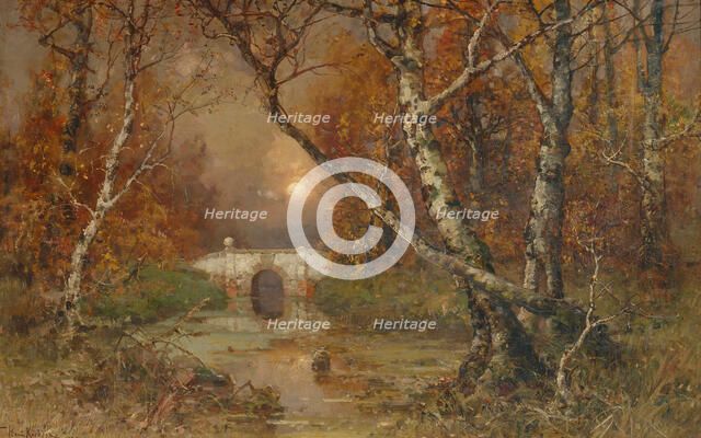 Neglected Park, 1883. Artist: Klever, Juli Julievich (Julius), von (1850-1924)