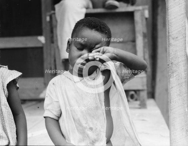 Negro child, Hill House, Mississippi, 1936. Creator: Dorothea Lange.