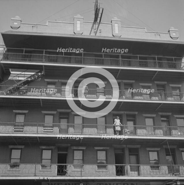Negro apartment house, Jacksonville, Florida, 1943. Creator: Gordon Parks.