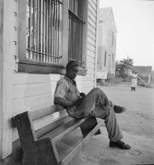 Negro boy, Hill House, Mississippi, 1936. Creator: Dorothea Lange