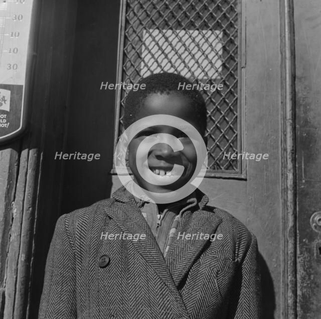 Negro boy, Washington, D.C., 1942. Creator: Gordon Parks.