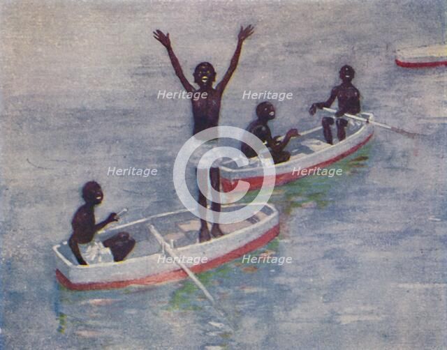 'Negro Boys at Barbados', 1924. Artist: Unknown.