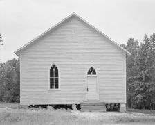 Negro Baptist church, Bushy Fork, North Carolina, 1939. Creator: Dorothea Lange