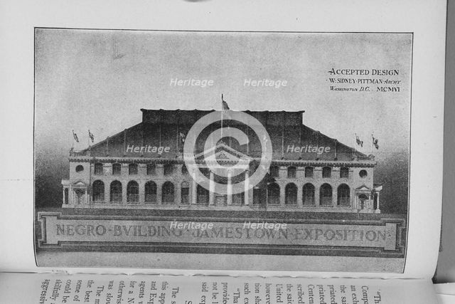 Negro building, Jamestown Exhibition, 1911. Creator: Unknown.