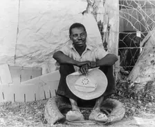 Negro field worker, Holtville, Imperial Valley, California, 1935. Creator: Dorothea Lange