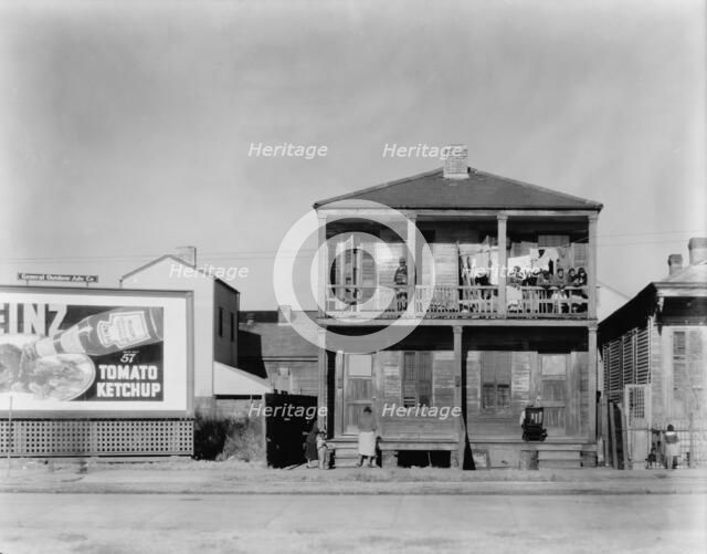 Negro house in New Orleans, Louisiana, 1936. Creator: Walker Evans.