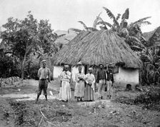Negro hut Jamaica, c1905.Artist: Adolphe Duperly & Son
