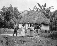 Negro hut Jamaica, c1905.Artist: Adolphe Duperly & Son