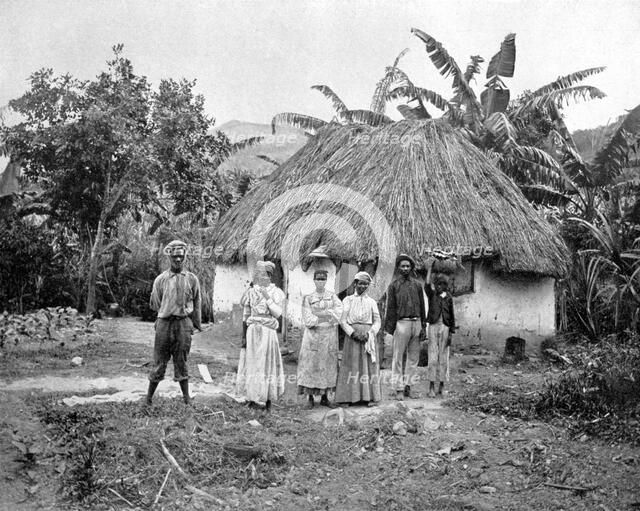 'Negro hut', Jamaica, c1905.Artist: Adolphe Duperly & Son