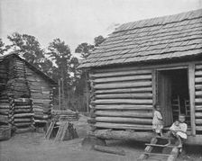 Negro Log Huts Thomasville, Georgia, USA, c1900. Creator: Unknown