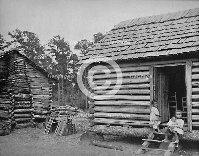 'Negro Log Huts, Thomasville, Georgia', c1897. Creator: Unknown.