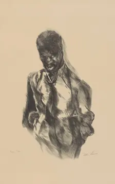 Negro Man, ca.1935 - 1943. Creator: Nan Lurie
