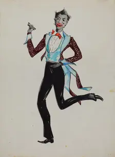Negro Minstrel, c. 1936. Creator: Sebastian Simonet