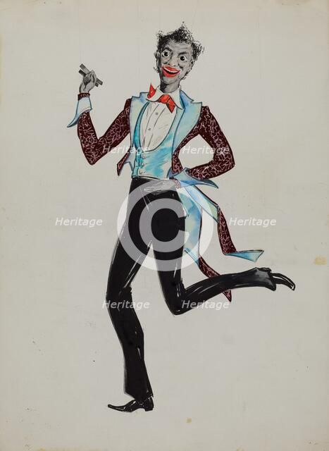 Negro Minstrel, c. 1936. Creator: Sebastian Simonet.