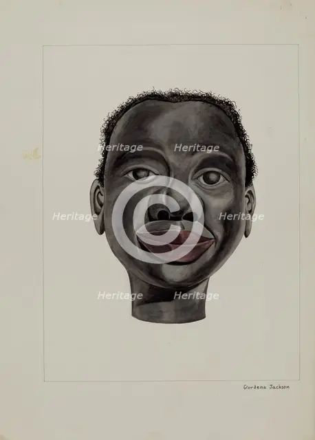 Negro Minstrel, c. 1937. Creator: Gordena Jackson.