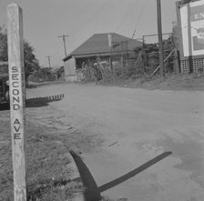 Negro section, Daytona Beach, Florida, 1943. Creator: Gordon Parks