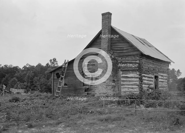 Negro sharecropper house, Person County, North Carolina, 1939. Creator: Dorothea Lange.