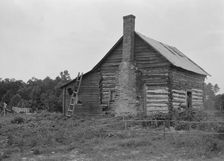 Negro sharecropper house, Person County, North Carolina, 1939. Creator: Dorothea Lange