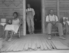 Negroes who own land in Greene County, Georgia, 1937. Creator: Dorothea Lange